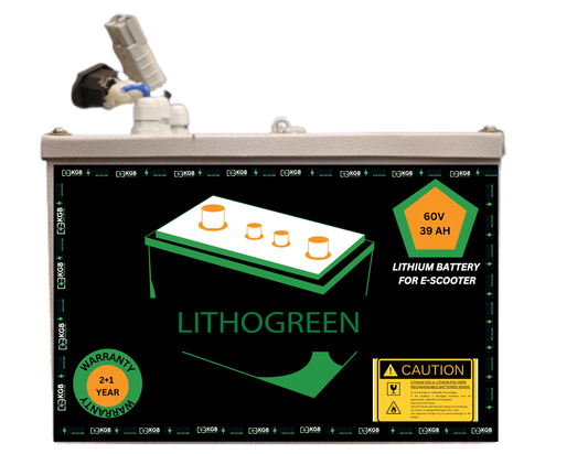 60V 40Ah Lithium-ion Battery – Maximum Range. Commercial Grade Performance.